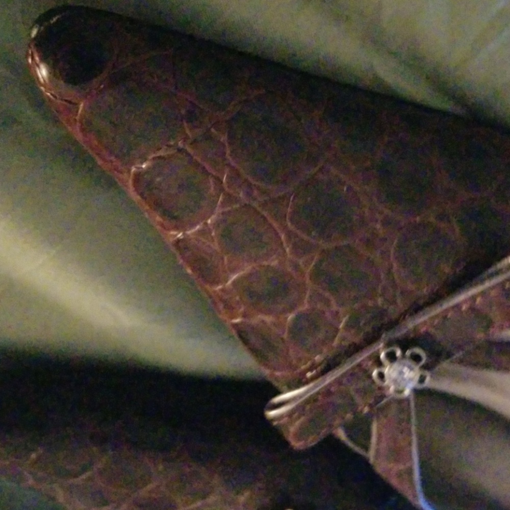 Burgandy leather shoes